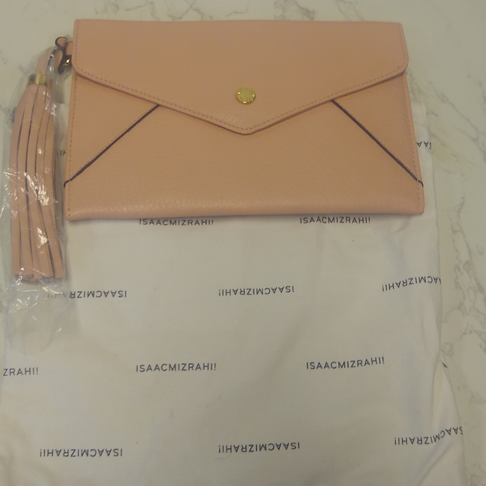 Baby pink clutch pocketbook